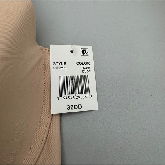 Steve Madden Bra Womens 36DD Rose Dust Basic Modern Feminine Neutral Flirtatious - Picture 4 of 8